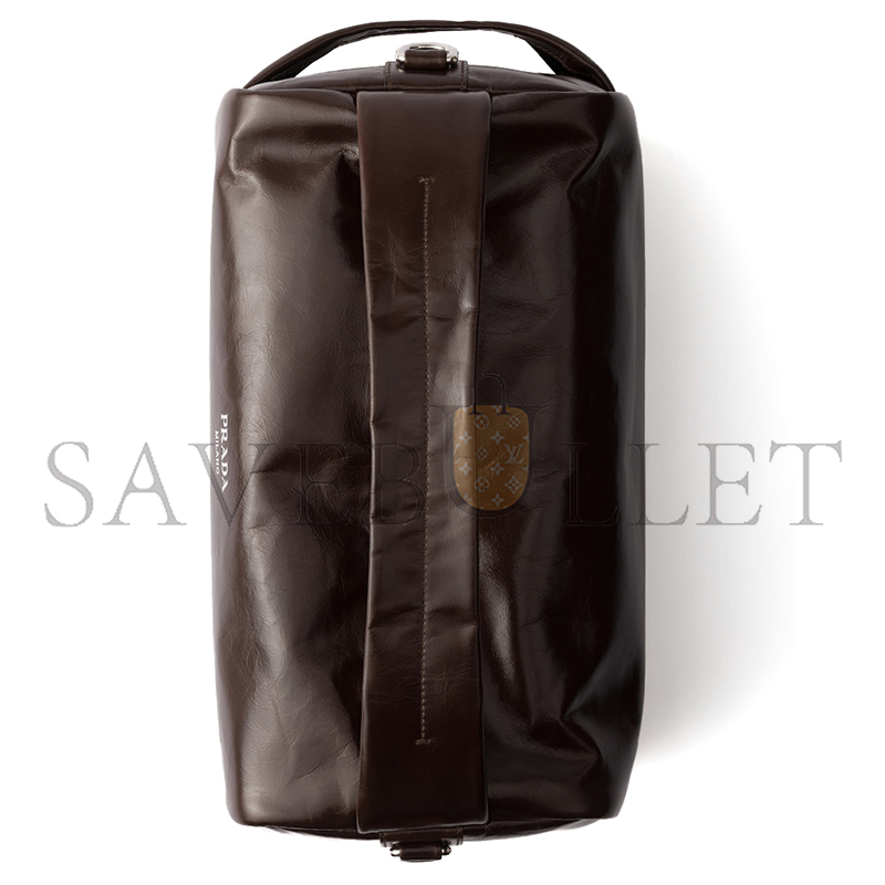 PRADA LEATHER SHOULDER BAG 2VH194 (33*17*17cm)